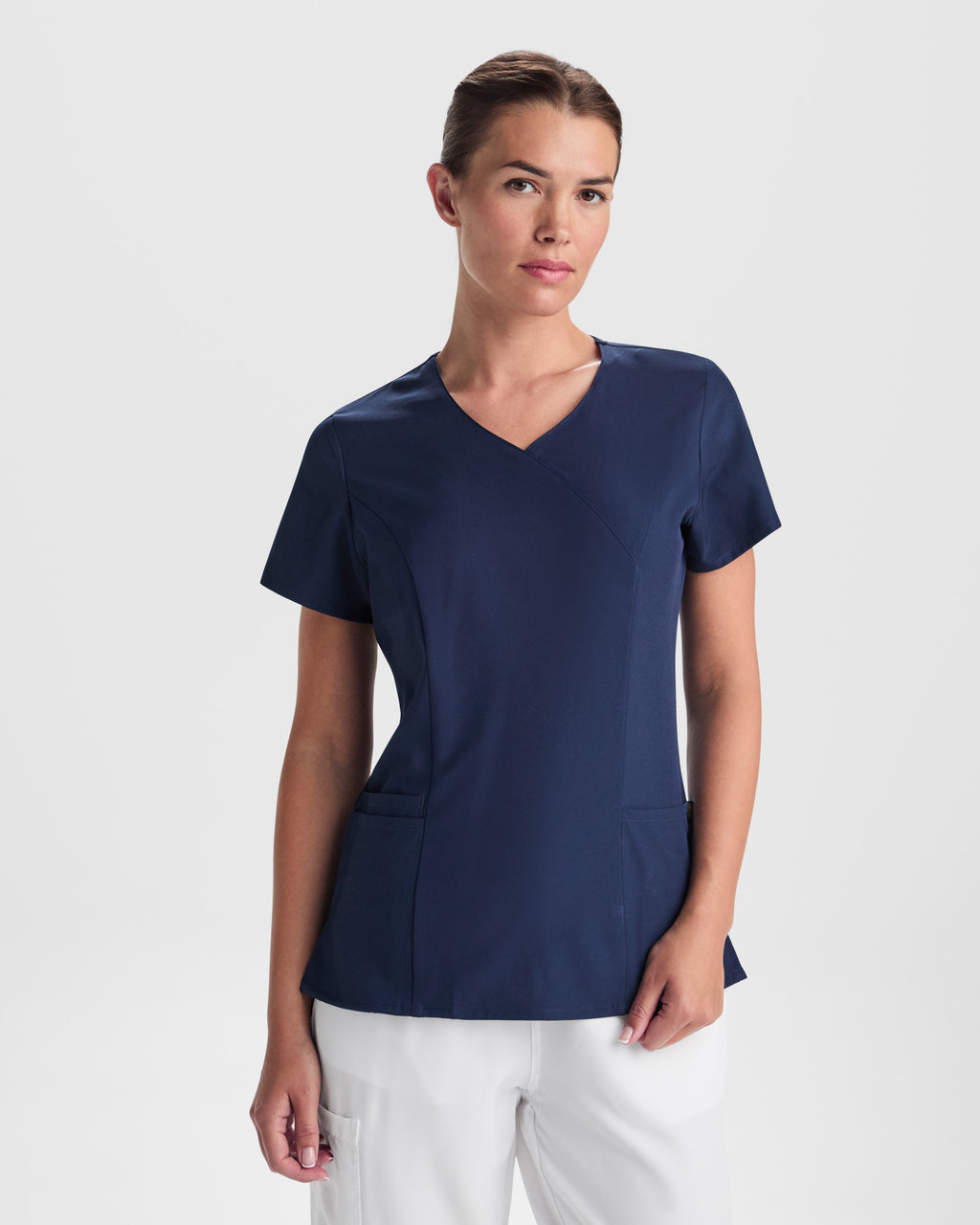 Blouse médicale femme cintrée en microfibre Roly Ferox – Personnalisable