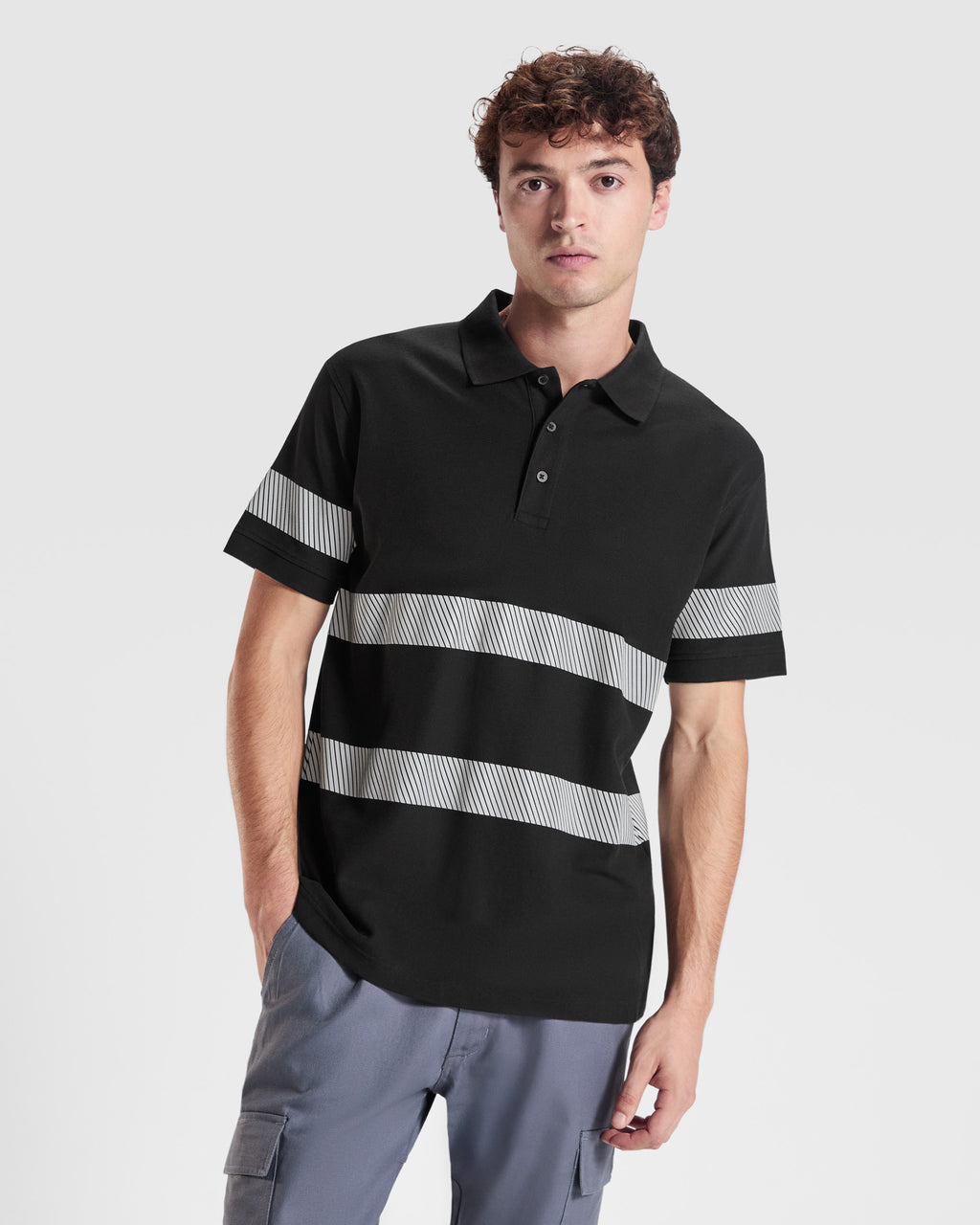 Polo haute visibilité Roly FORAN – Personnalisable avec logo