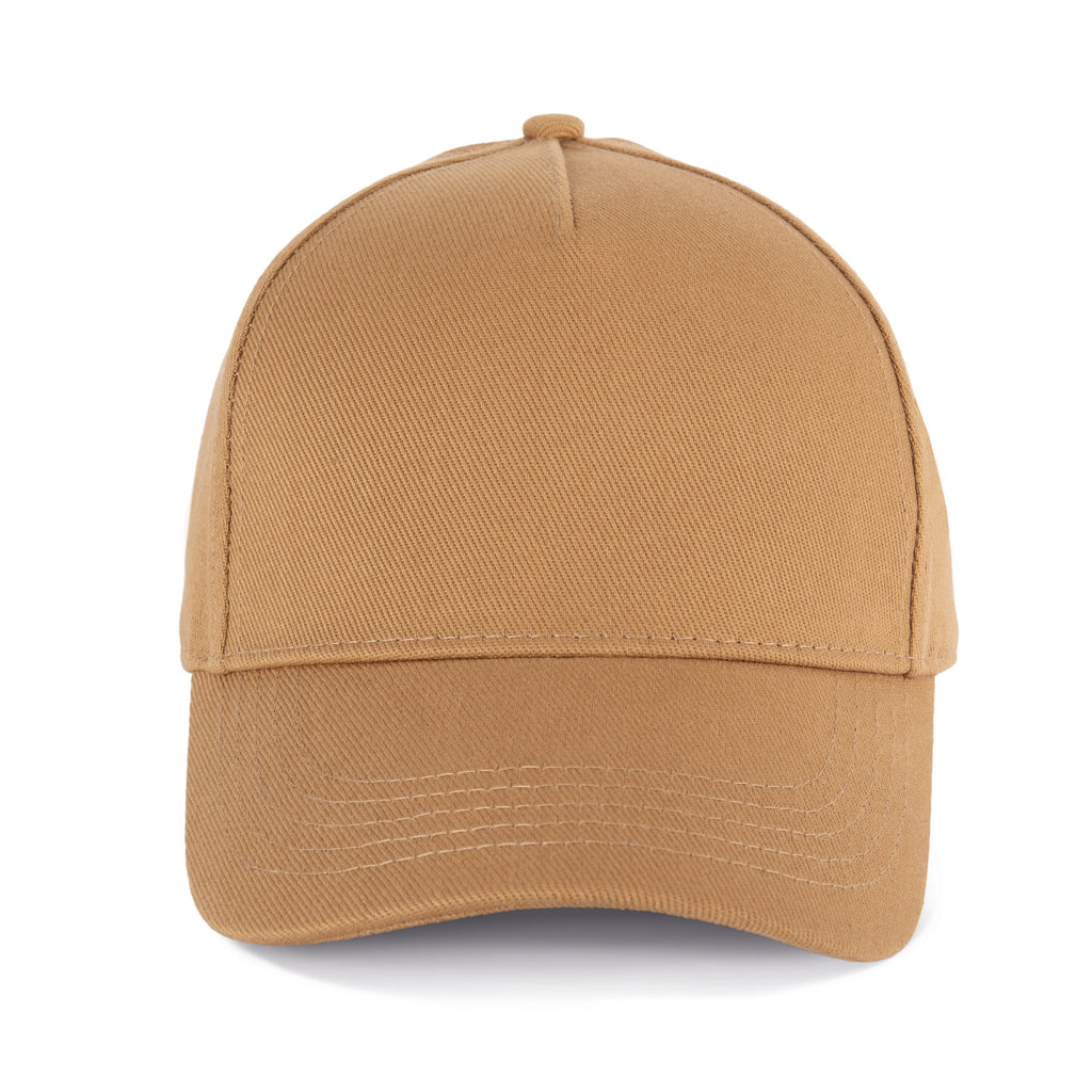 Casquette Coton Bio KP355 – Premium 5 Panneaux (Gold Label)