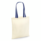 Tote Bag Coton W101C – Anses Contrastées Personnalisable