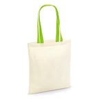 Tote Bag Coton W101C – Anses Contrastées Personnalisable