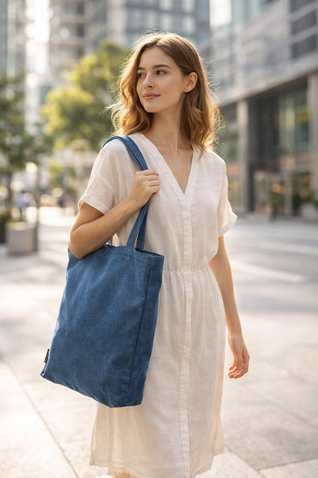 Sac en Denim Recyclé ORSON BO1065 – Tote Bag Personnalisable