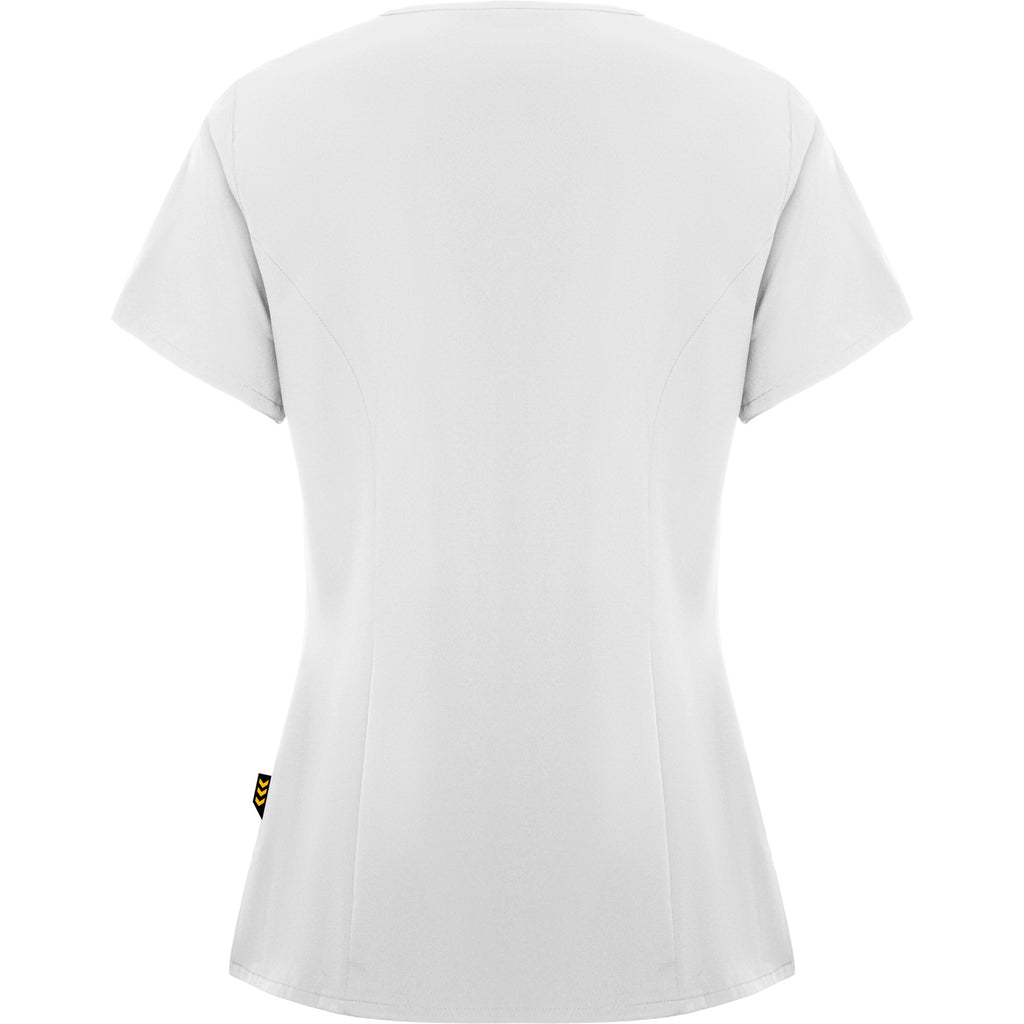 Blouse médicale femme cintrée en microfibre Roly Ferox – Personnalisable