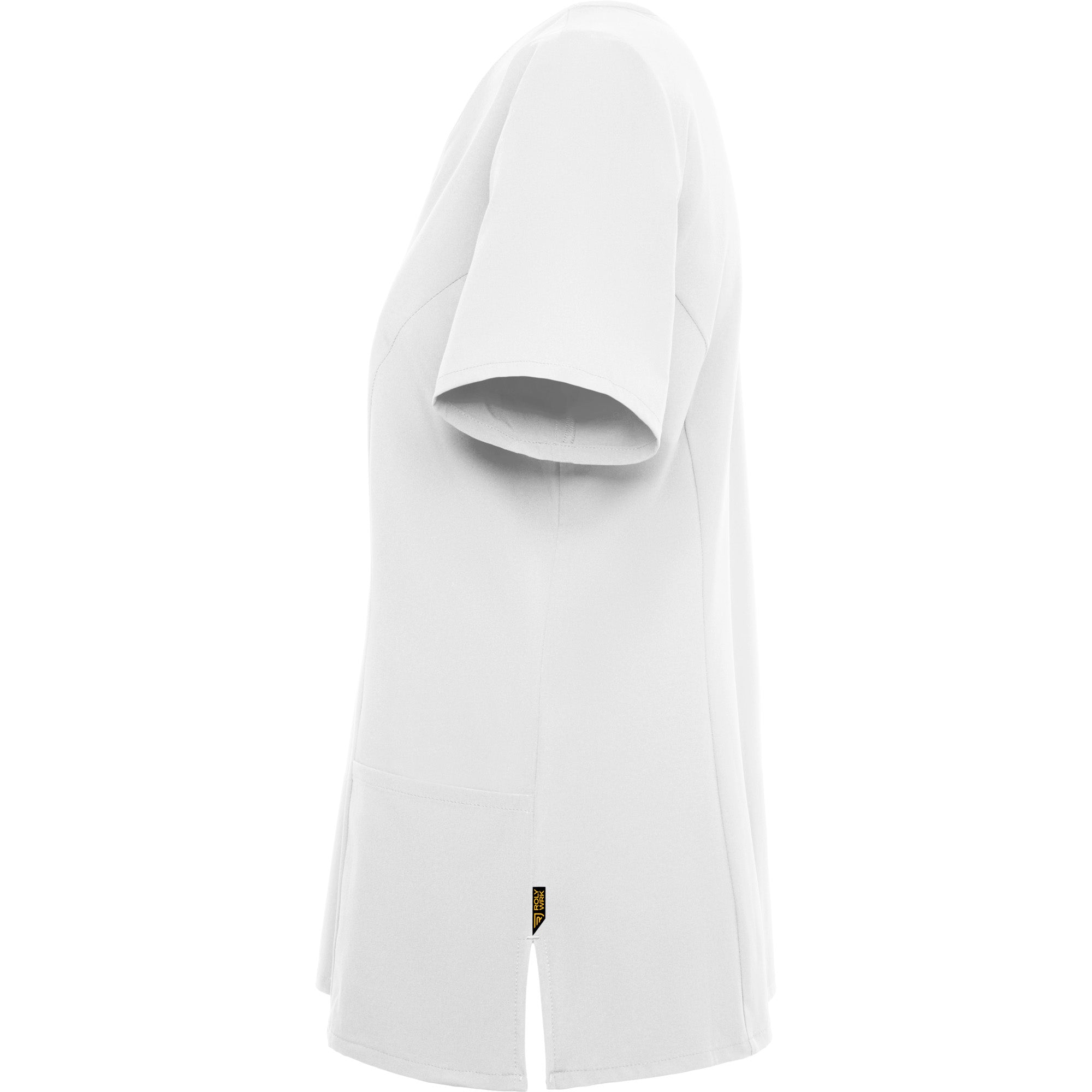 Blouse médicale femme cintrée en microfibre Roly Ferox – Personnalisable