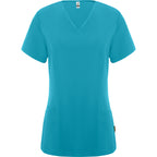 Blouse médicale femme cintrée en microfibre Roly Ferox – Personnalisable