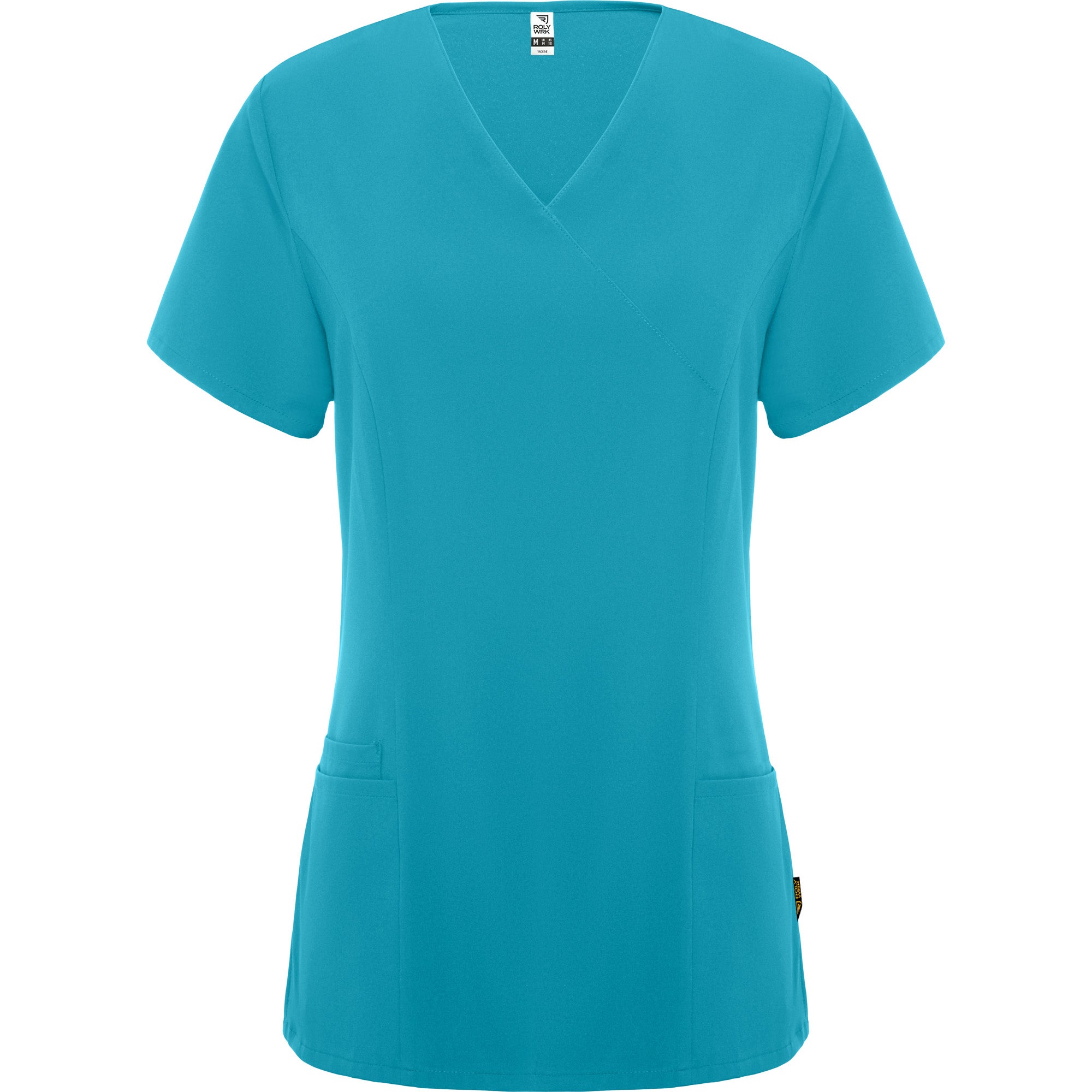 Blouse médicale femme cintrée en microfibre Roly Ferox – Personnalisable