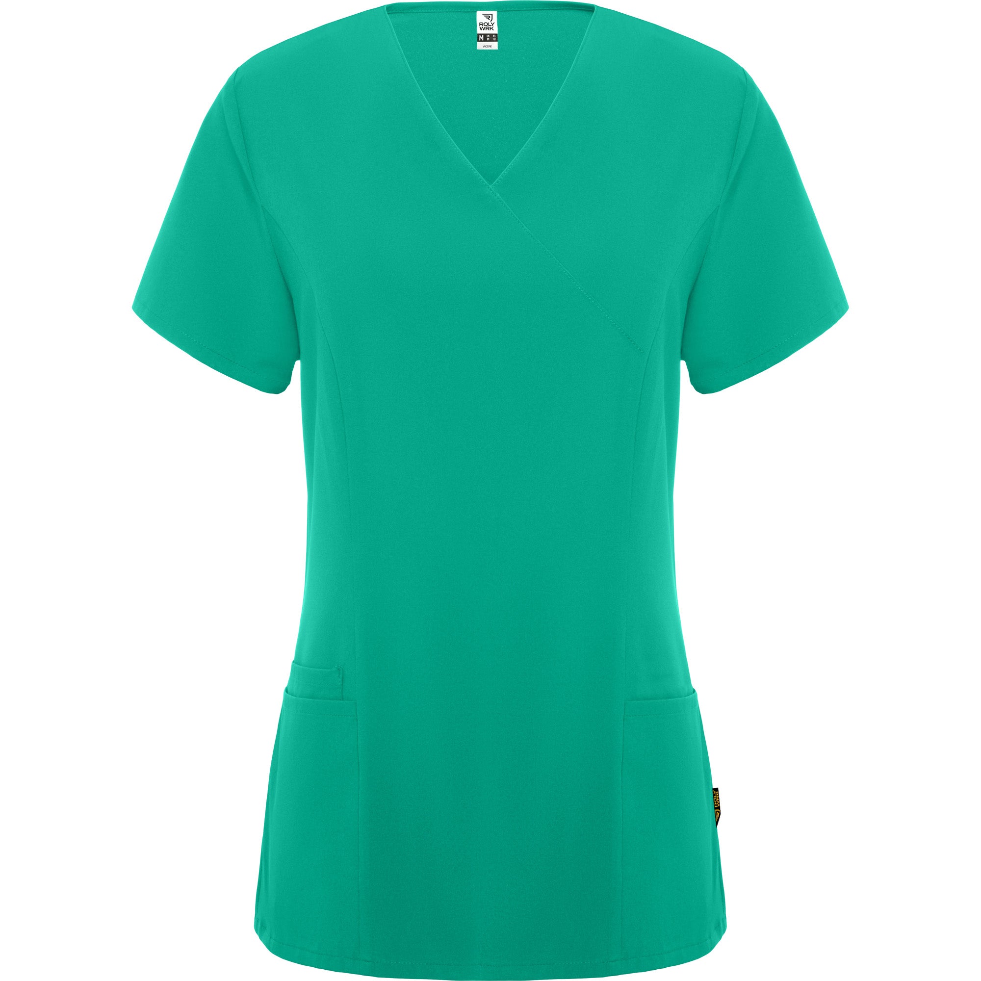 Blouse médicale femme cintrée en microfibre Roly Ferox – Personnalisable