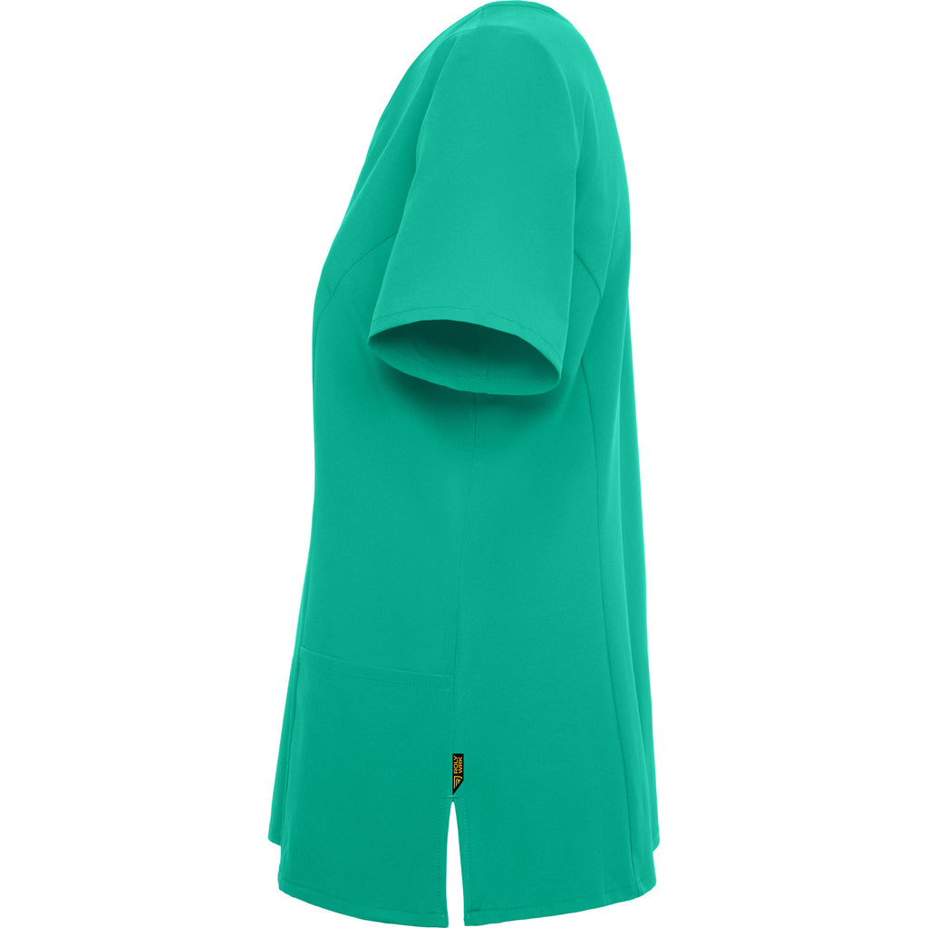 Blouse médicale femme cintrée en microfibre Roly Ferox – Personnalisable