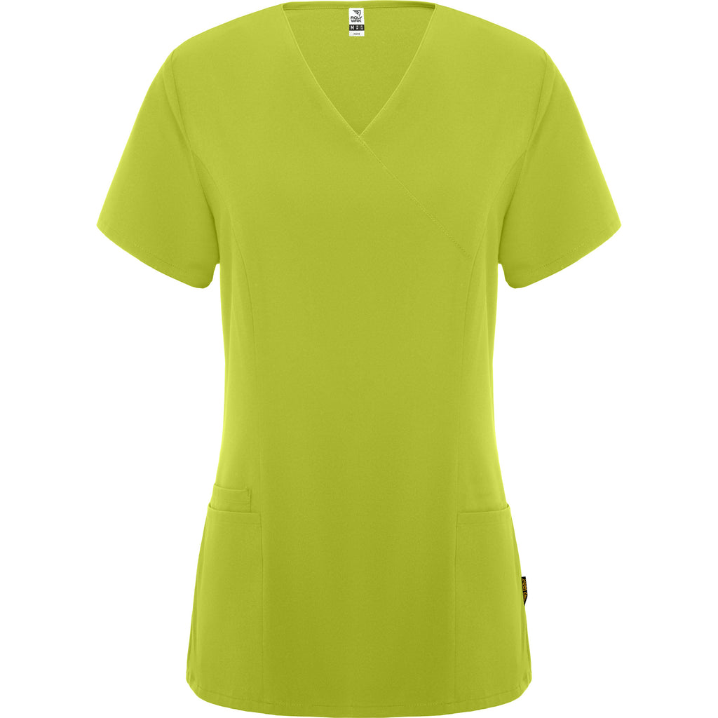 Blouse médicale femme cintrée en microfibre Roly Ferox – Personnalisable