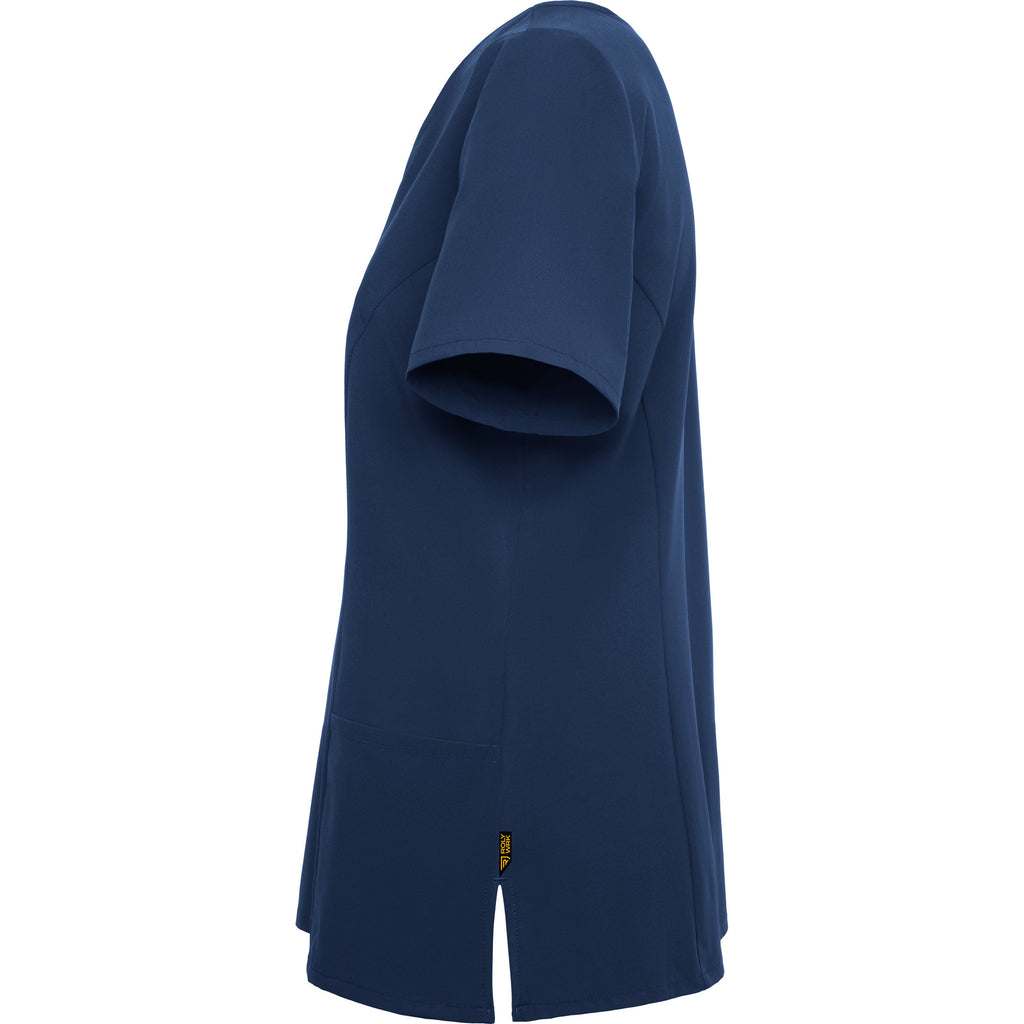 Blouse médicale femme cintrée en microfibre Roly Ferox – Personnalisable