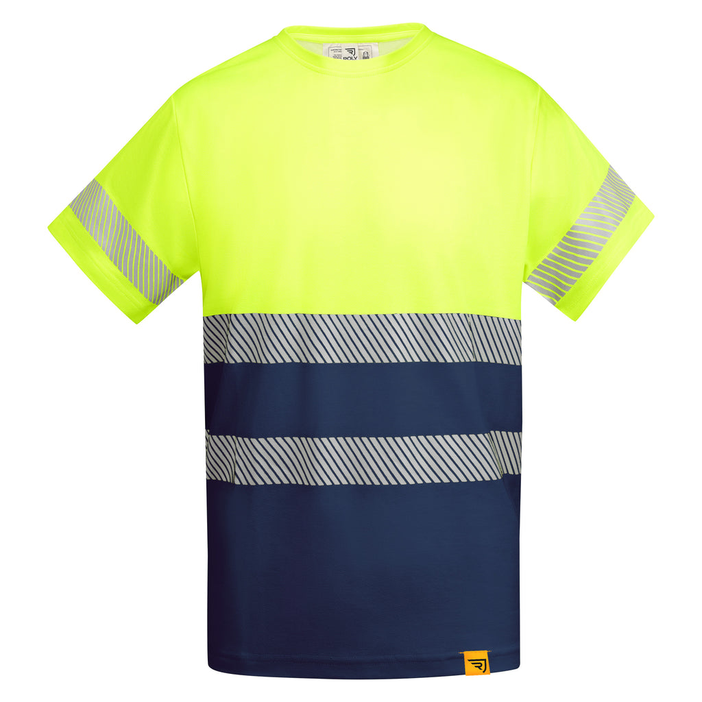 T-shirt haute visibilité Roly TAURI – Personnalisable avec logo